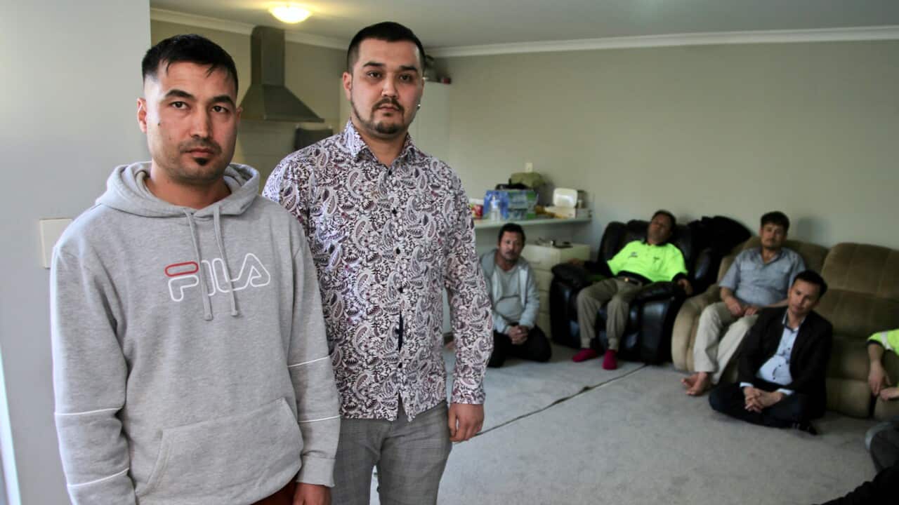 Mohammad Kazim Husseini (L) and Mohammad Mahdi Fazali (R)