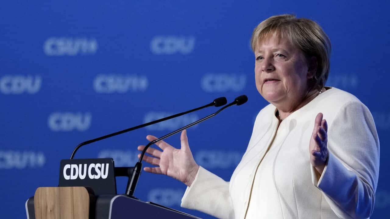German chancellor Angela Merkel