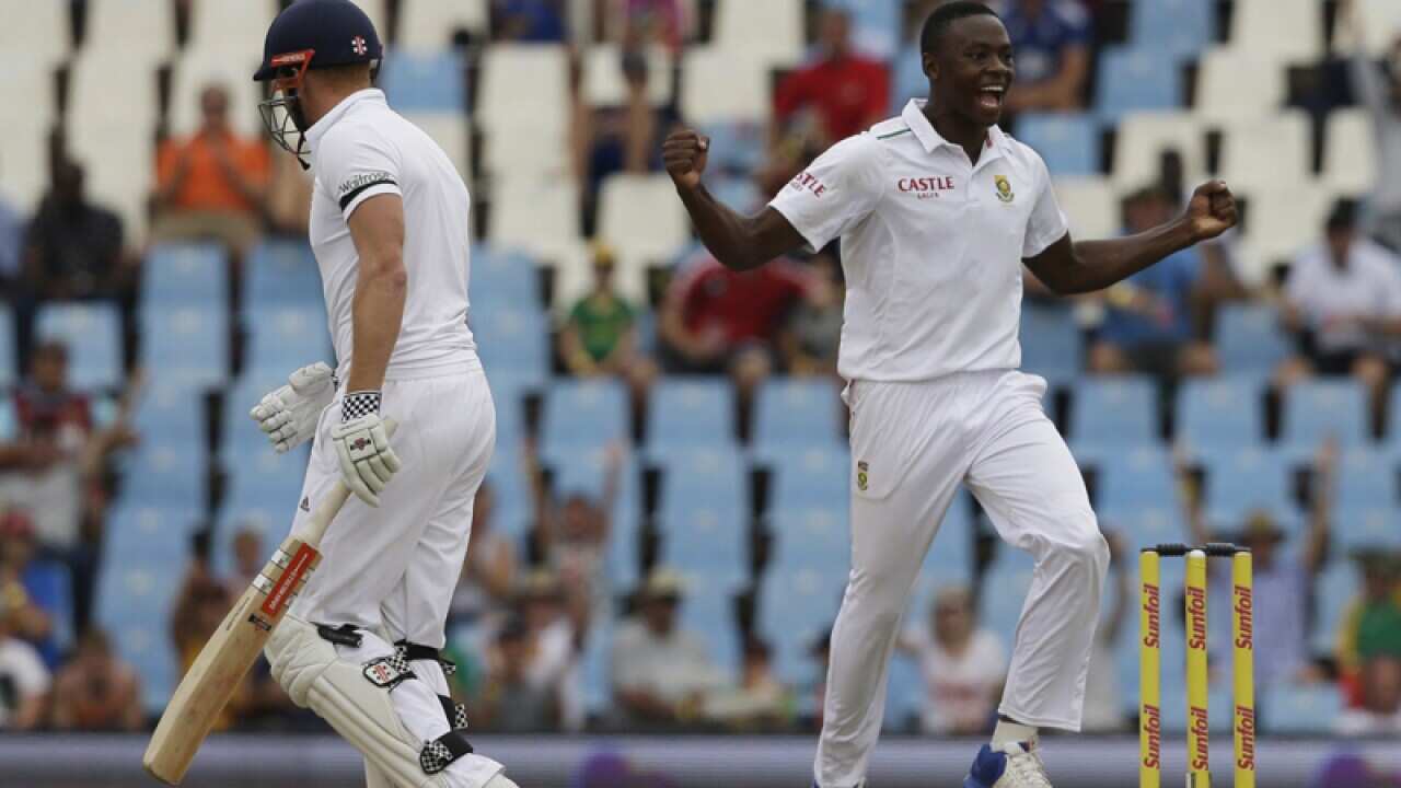 South Africa’s bowler Kagiso Rabada.