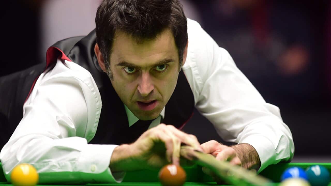 Ronnie O'Sullivan during the Dafabet Masters