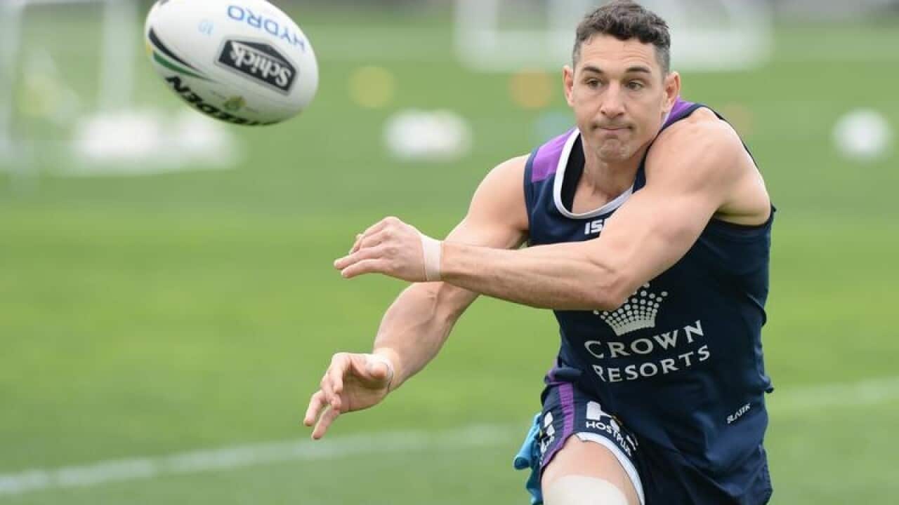 Billy Slater of the Melbourne Storm