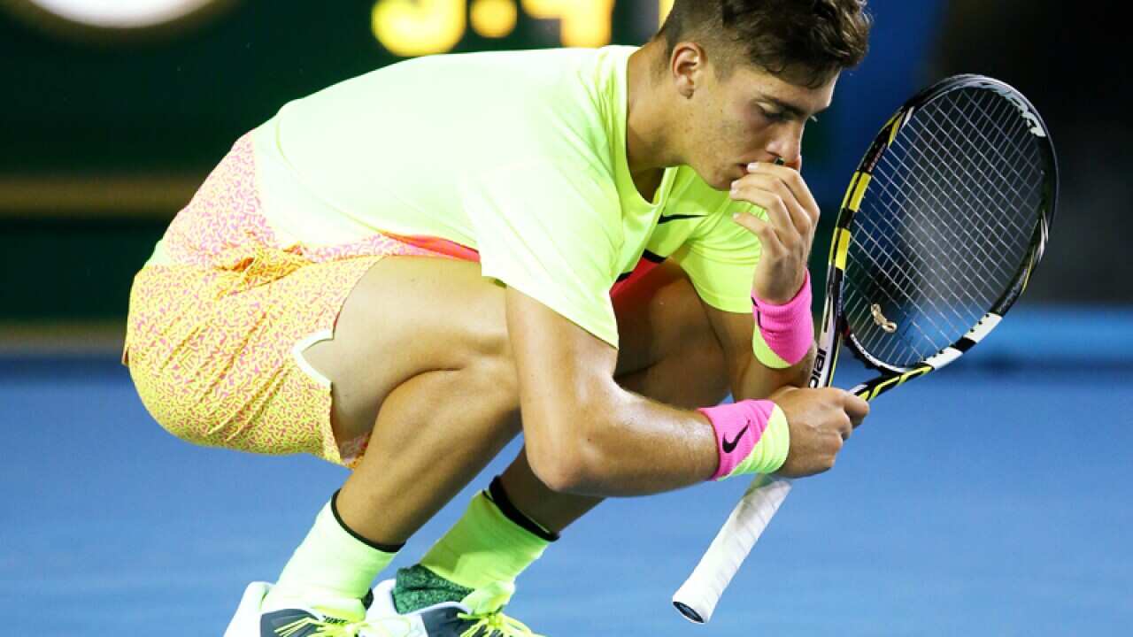 Teenage Australian tennis player Thanasi Kokkinakis