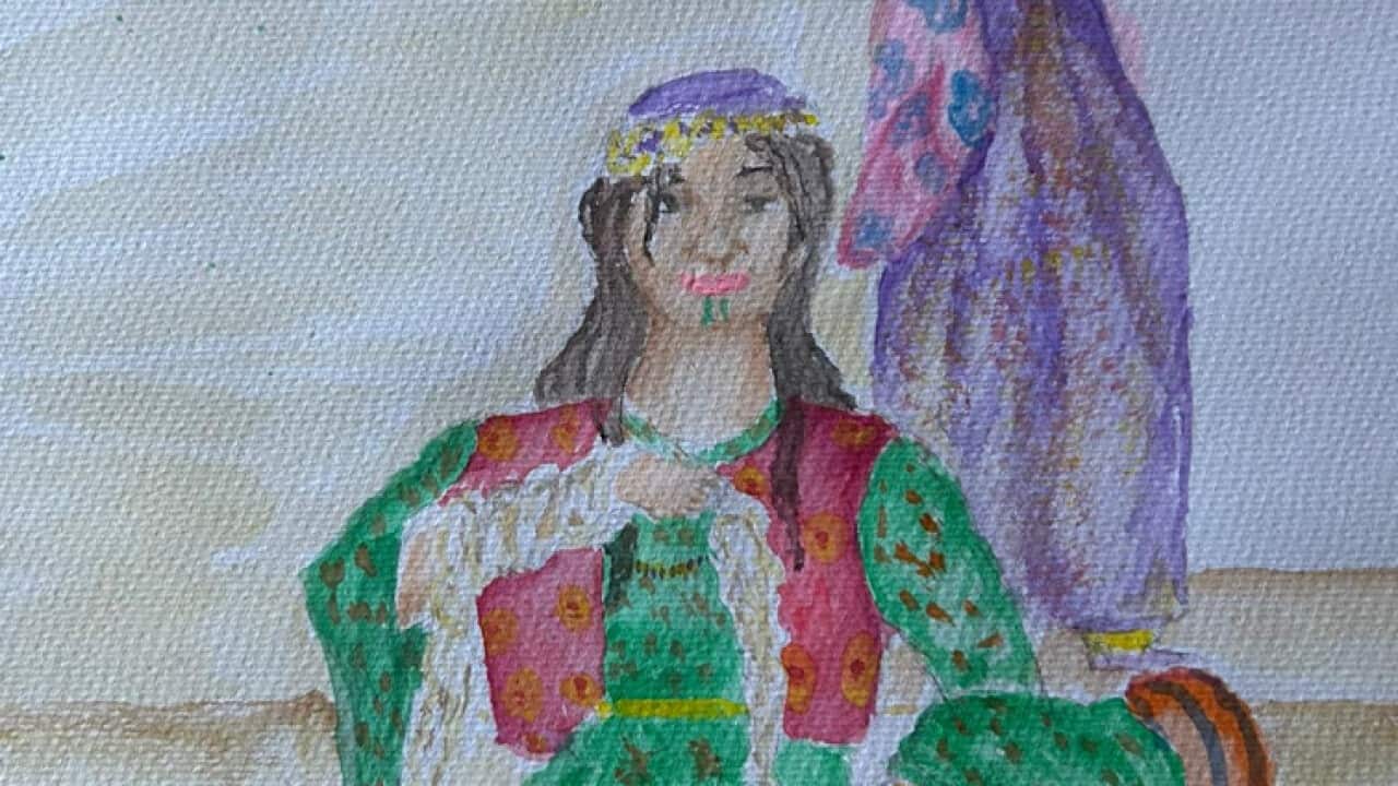 Kurdish woman in cultural outfit.png