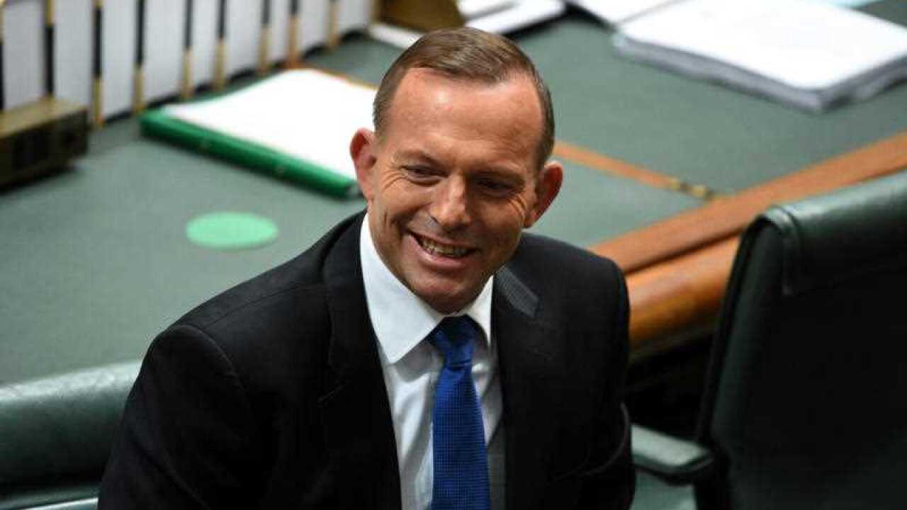 Prime Minister Tony Abbott during Question Time in the House of Representatives at Parliament House in Canberra, Thursday, May 28