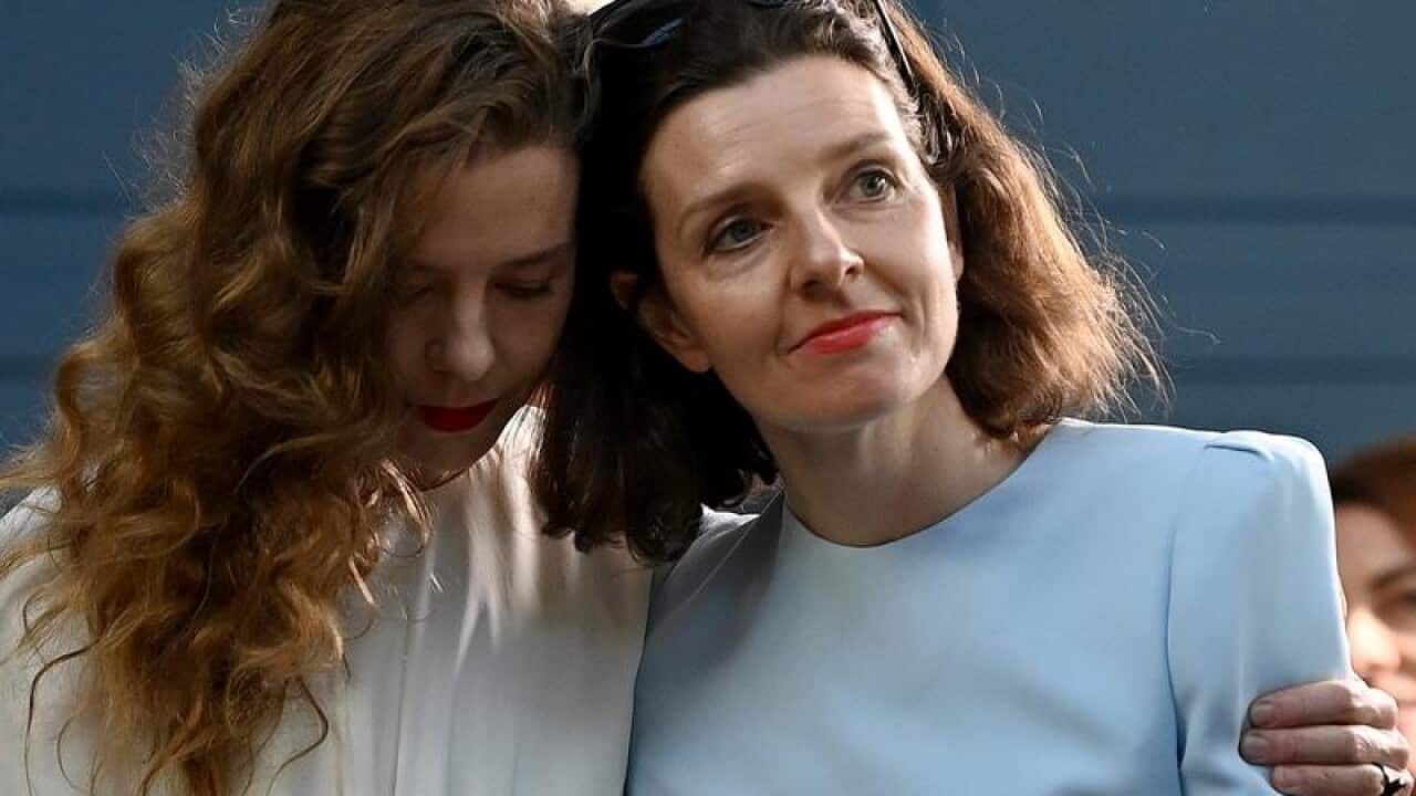 A file photo of Bianca and Allegra Spender