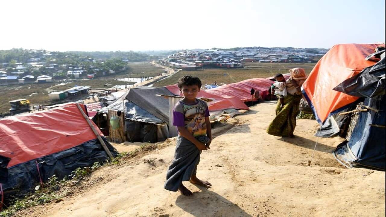 The Jamtoli refugee camp near Cox's Bazar in Bangladesh