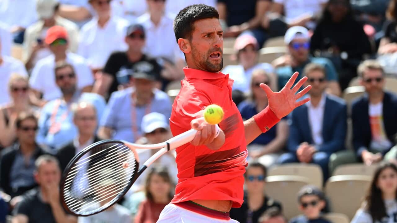 Novak Djokovic during French Open Tennis Roland Garros 2022 on May 23, 2022 in Paris, France. Photo by ChristianLiewig /ABACAPRESS.COM.