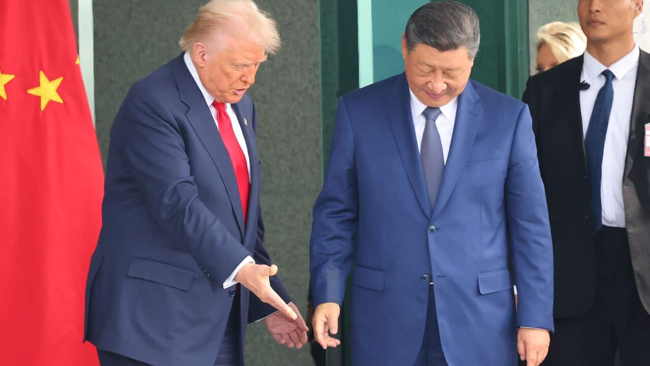 South Korea – U.S. President Trump Meets with Chinese Presiden
