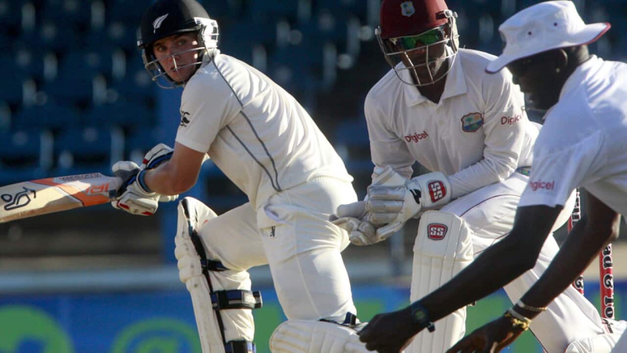 New Zealand versus West Indies test match.