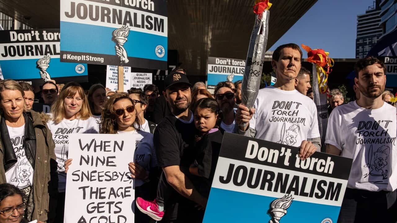 NINE NEWSPAPERS STRIKE MELBOURNE