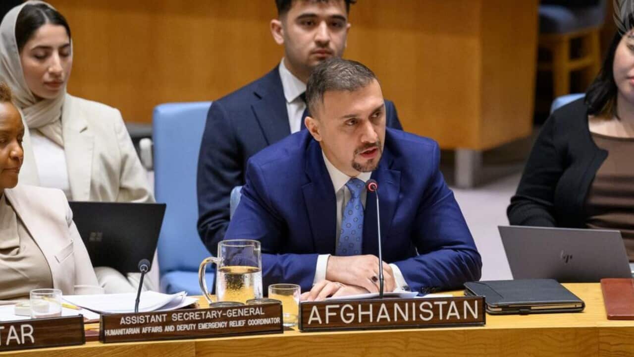 Naseer Ahmed Faiq, Chargé d'Affaires of the Islamic Republic of Afghanistan (Supplied-UN).jpg