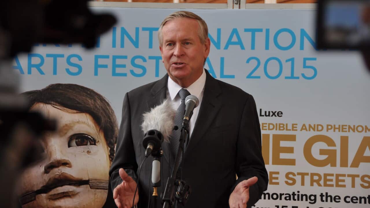 West Australia Premier Colin Barnett.