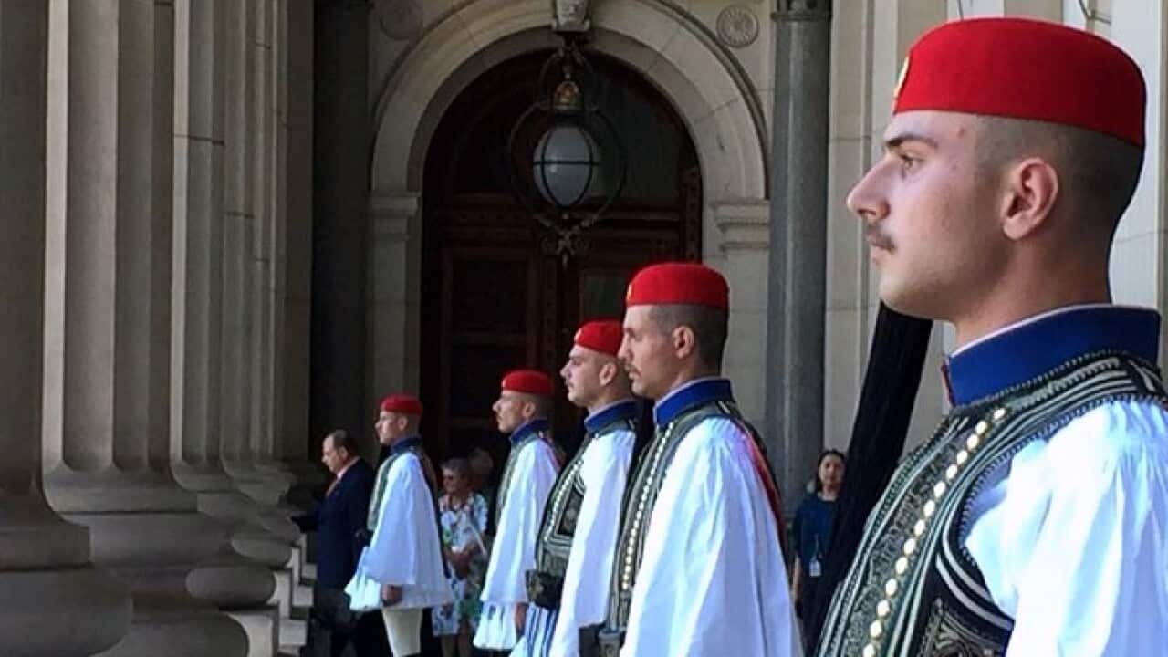 The Evzones in Victorian Parliament