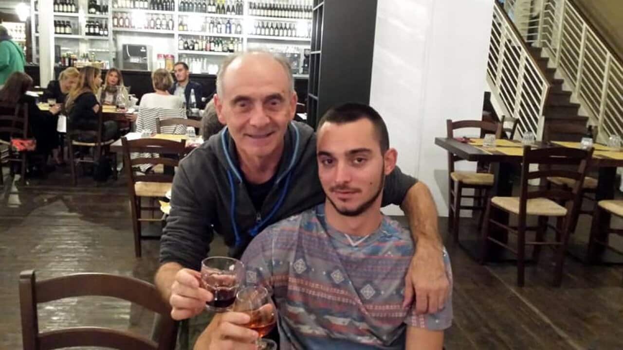 Mattia Fiaschini con il padre Rodolfo