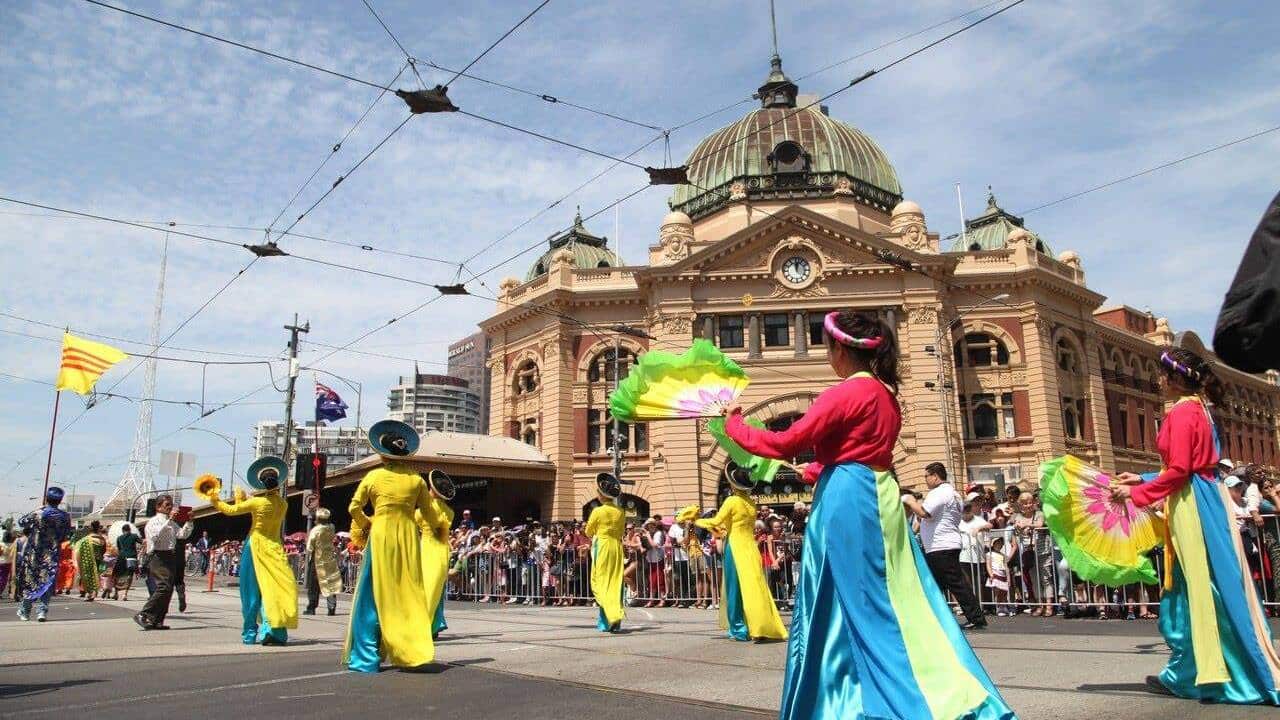 Vietnamese parade on Australia Day, Melbourne