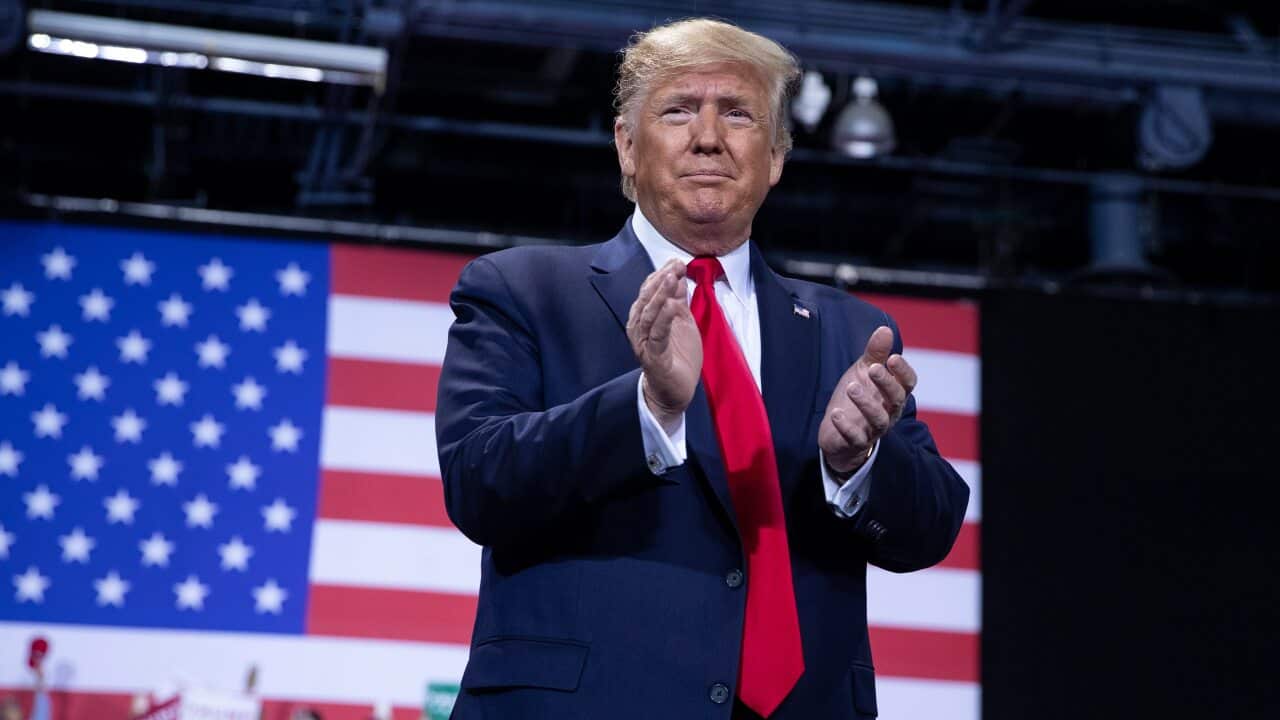 President Donald Trump is calling on his Republican colleagues to swiftly exonerate him after he was impeached on Thursday.