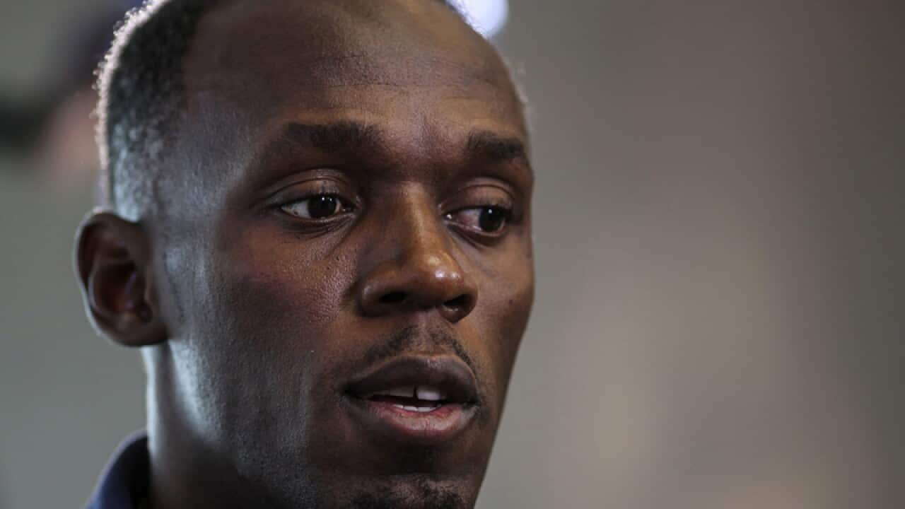 Jamaican athlete Usain Bolt