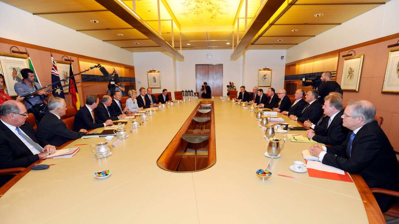 Prime Minister Tony Abbott chairs a cabinet meeting in Canberra - AAP-1.jpg