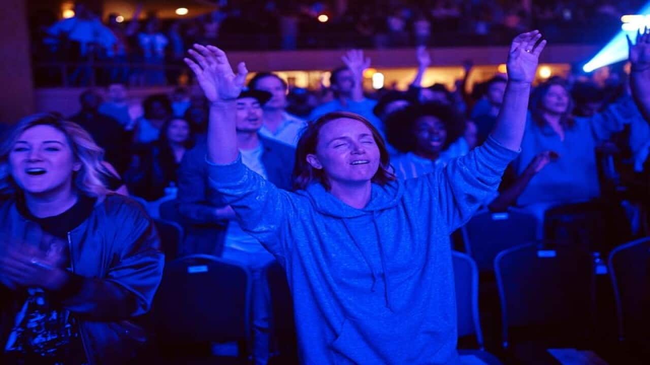 Hillsong worshippers