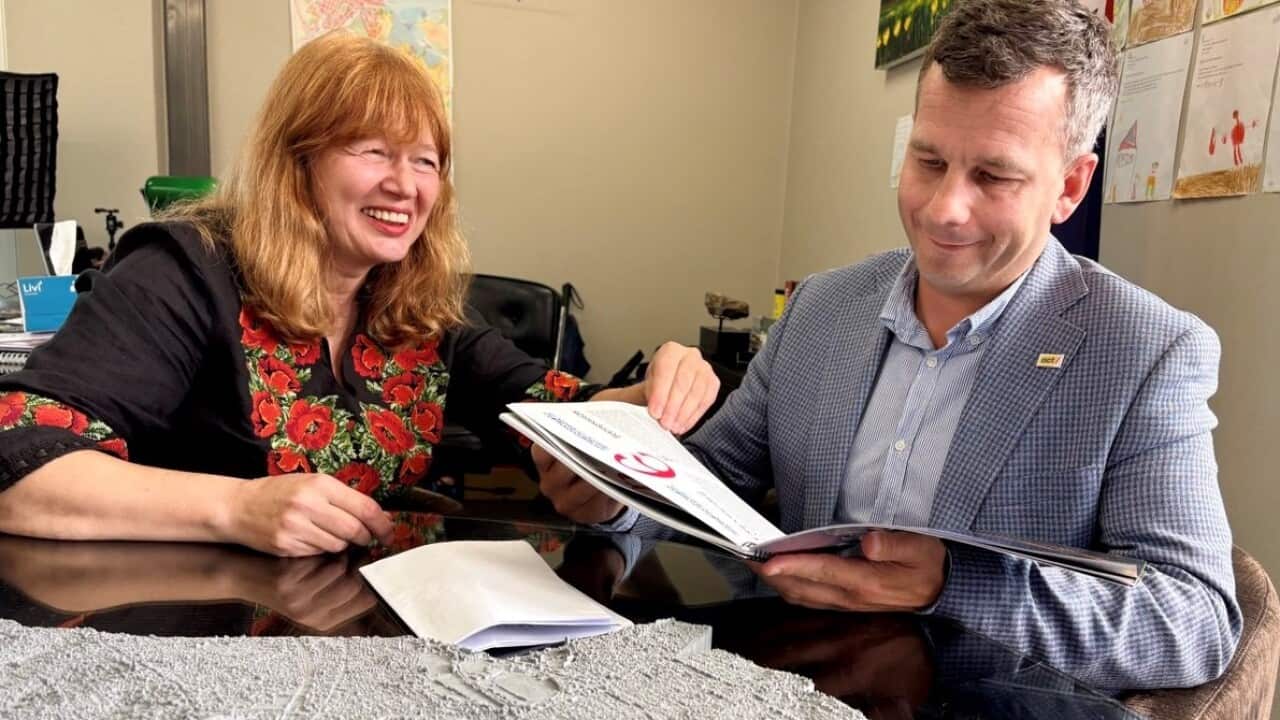 Mariia Starozhytska and David Seymour, Deputy Prime Minister of New Zealand.jpg