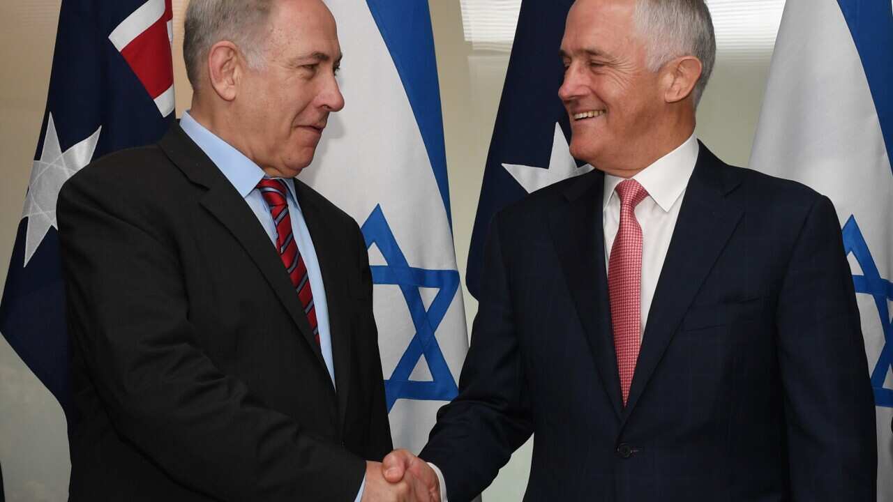 Benjamin Netanyahu and Malcolm Turnbull