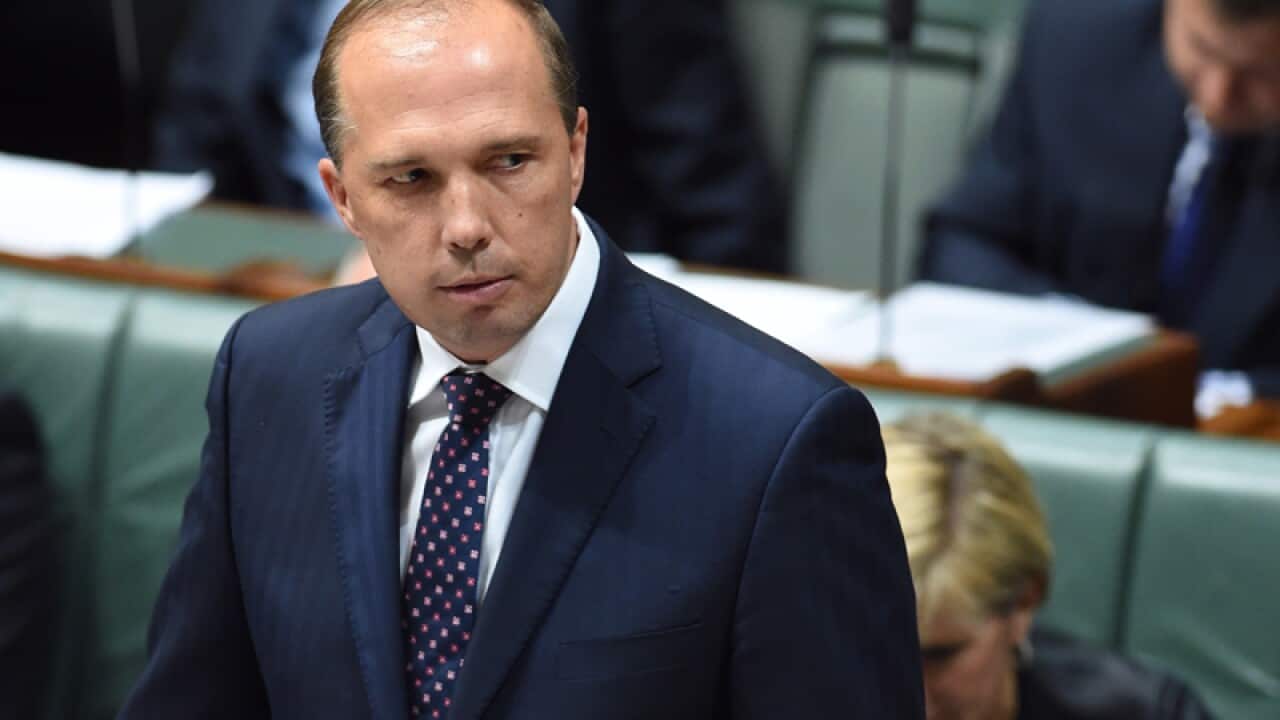 Immigration Minister Peter Dutton.
