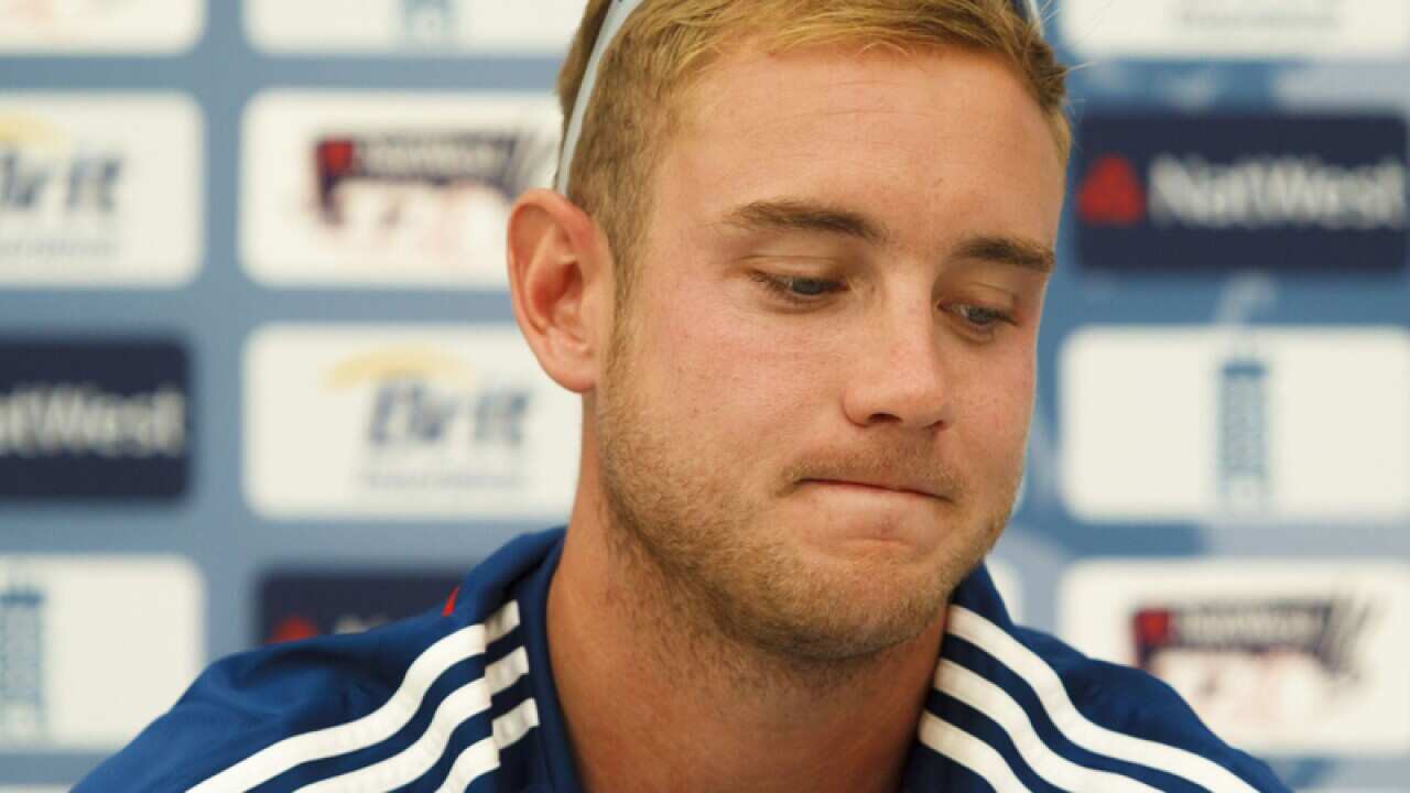 England bowler Stuart Broad