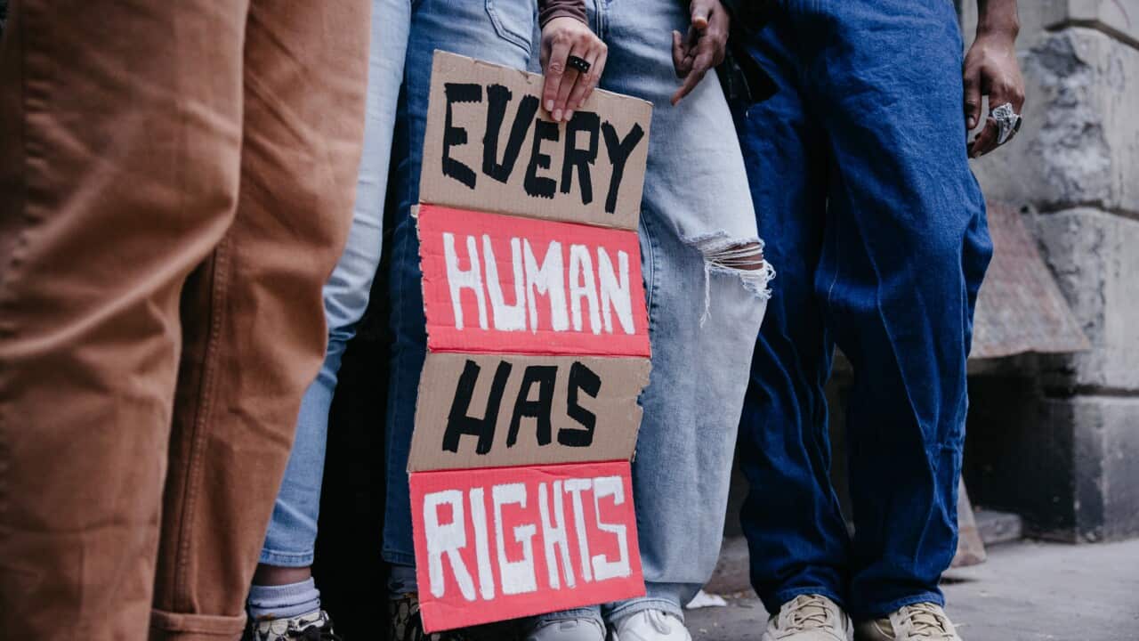 Asylum seekers at the Manus Island detention centre in March 2014.