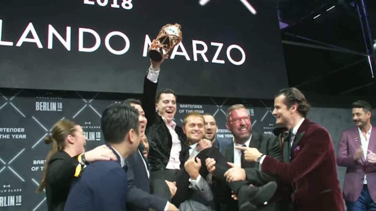 Orlando Marzo was named the best bartender in the world for 2018.