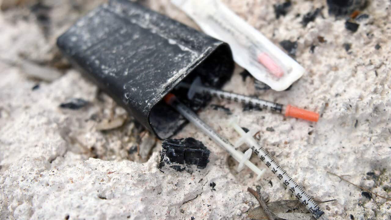 Used syringes