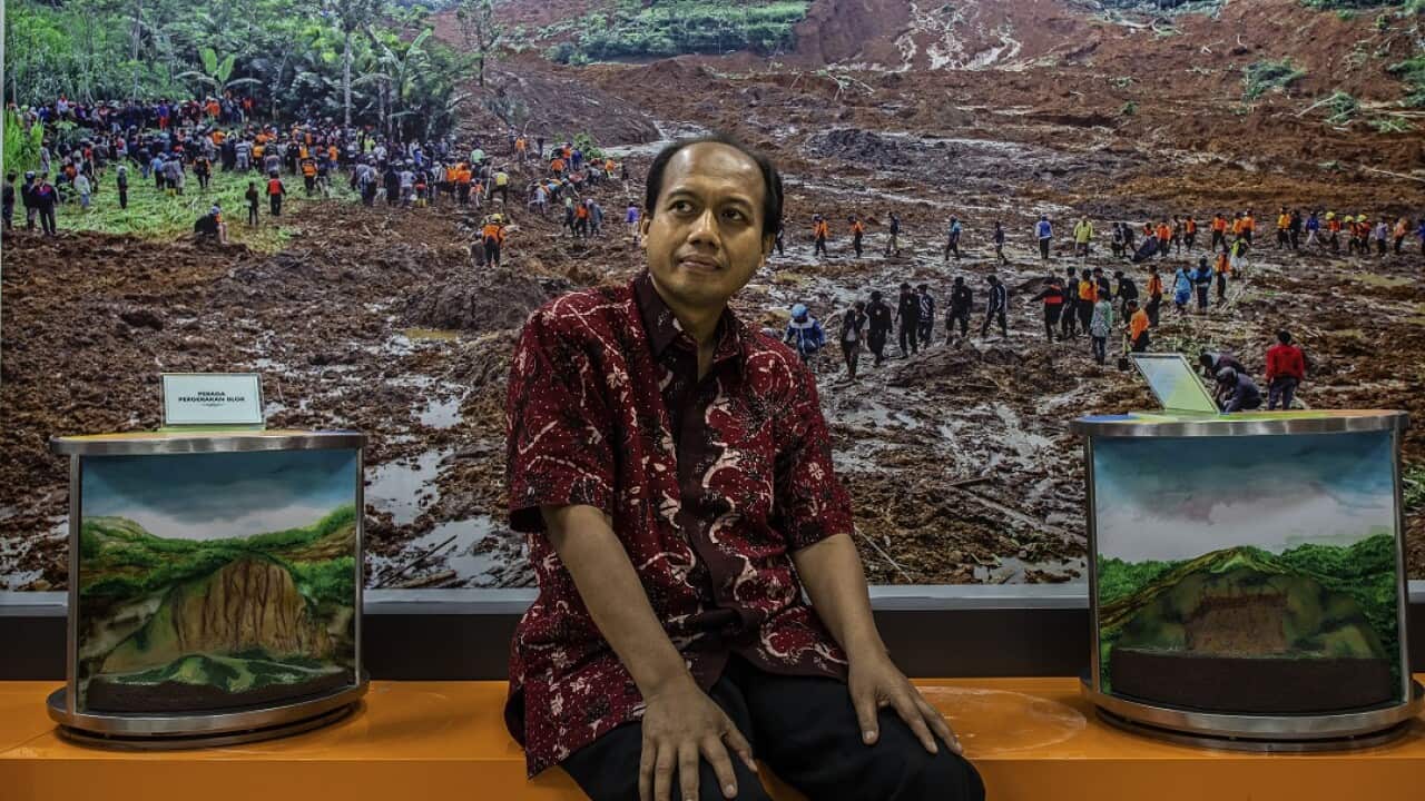 Sutopo Purwo Nugroho, the spokesman for Indonesias disaster management agency, at his office in Jakarta.