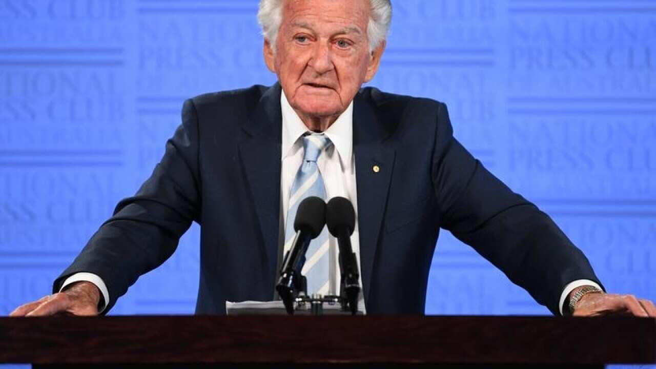 Former Australian Prime Minister Bob Hawke