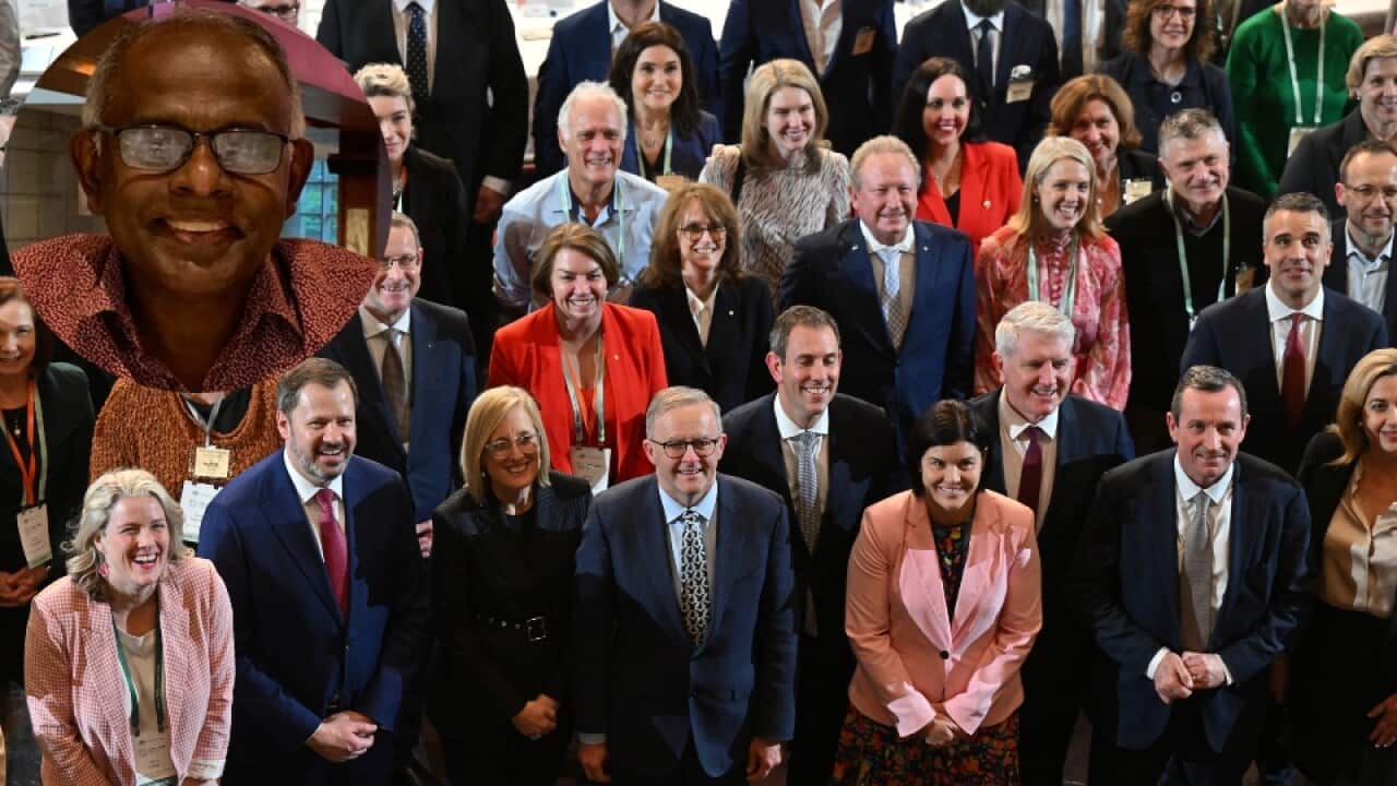 Jobs and Skills summit participants and Sh