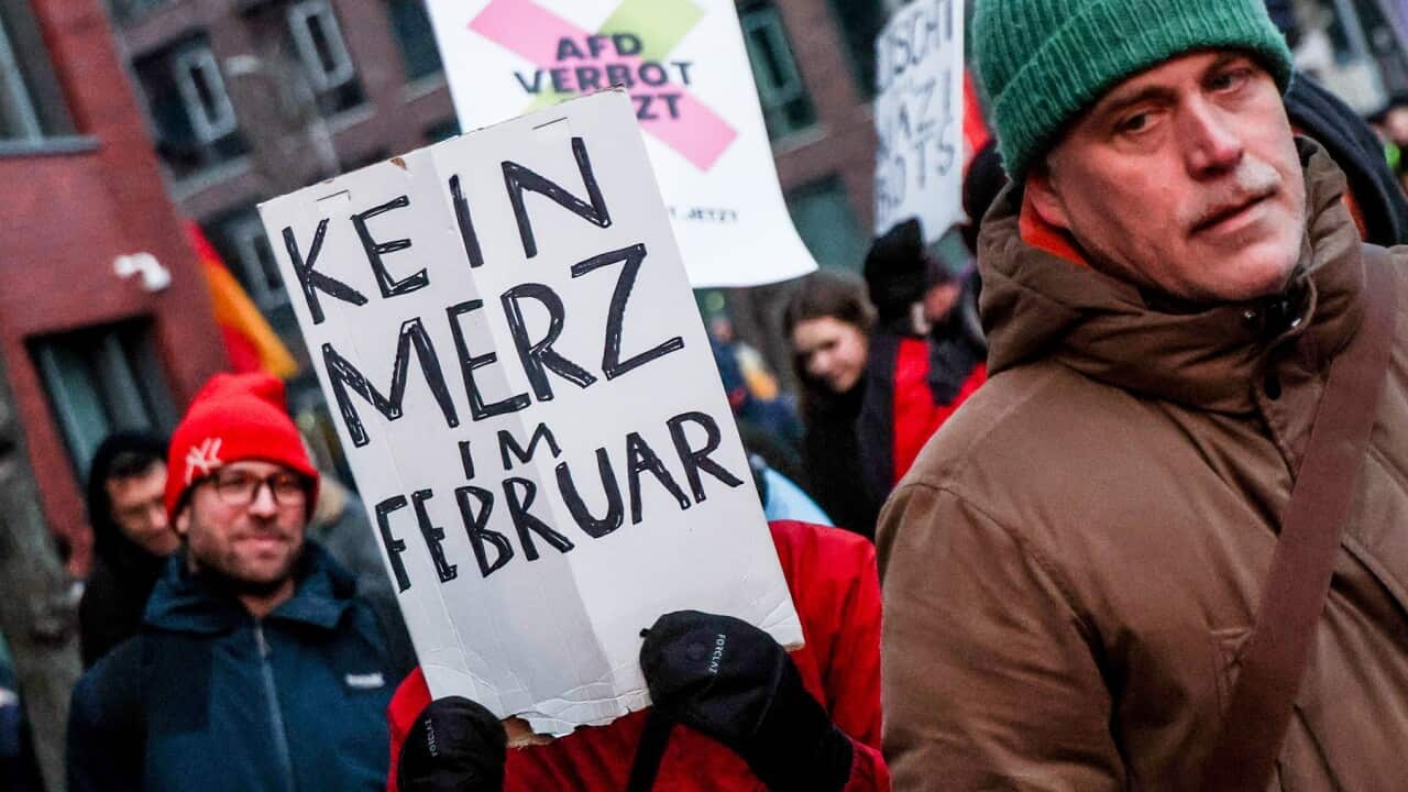 Protests in Germany against CDU-AfD parties cooperation