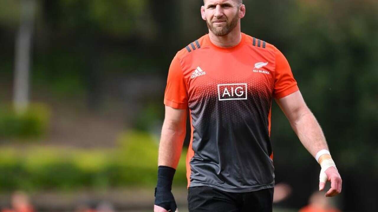 Kieran Read at the All Blacks captains run