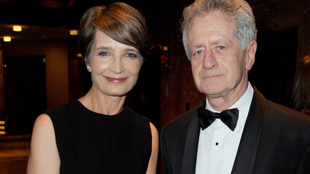 Jana Wendt and husband Brendan Ward