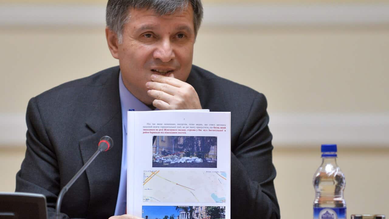 Ukrainian Interior Minister Arsen Avakov.
