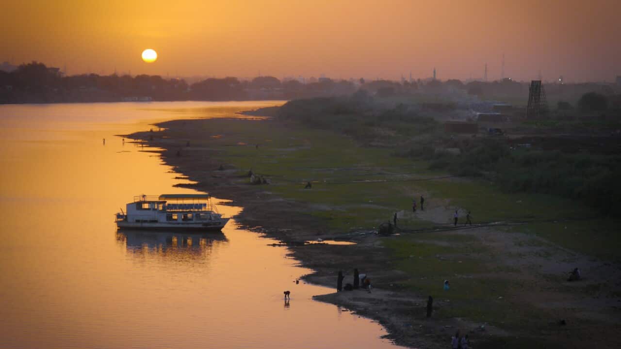 Sunset on the Nile, Khartoum