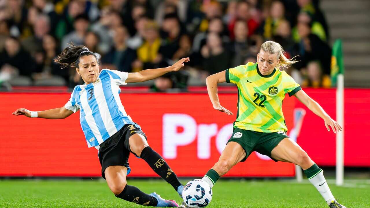 Matildas vs Argentina at Marvel Stadium, 30 May 2025