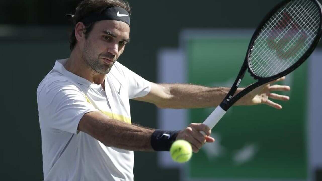 Swiss tennis player Roger Federer