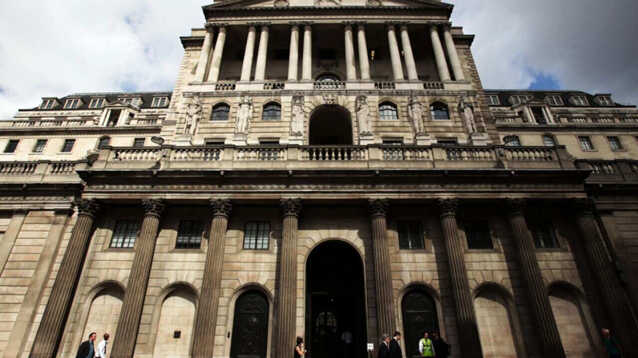 A general view of the Bank of England