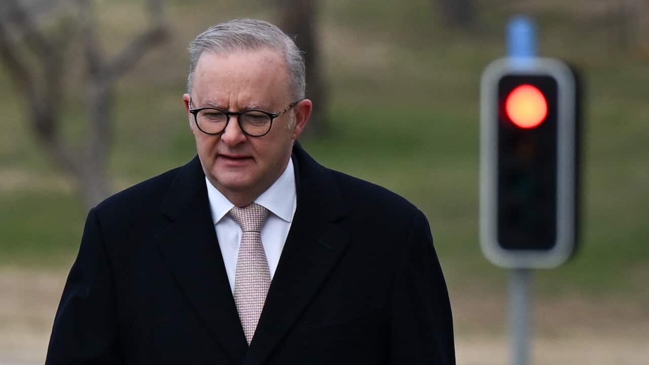 ANTHONY ALBANESE PARLIAMENT HOUSE ARRIVAL