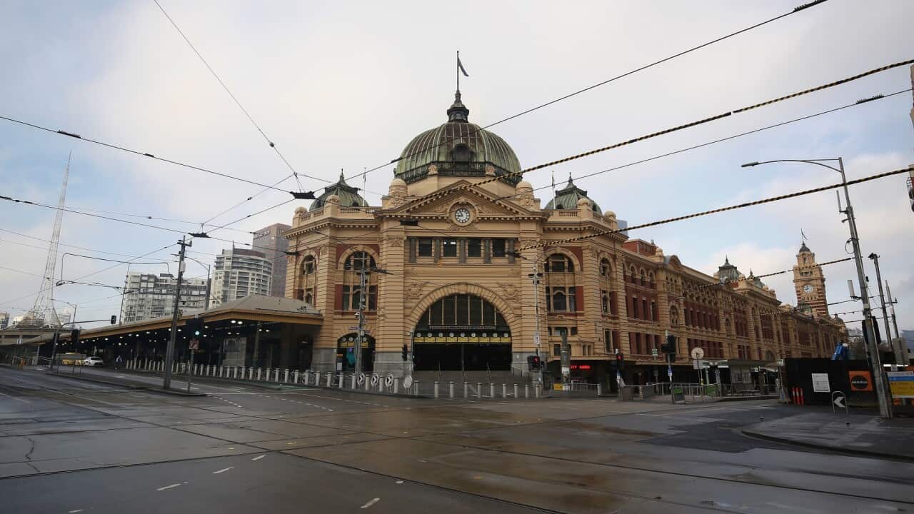 Mji wa Melbourne chini ya vizuizi
