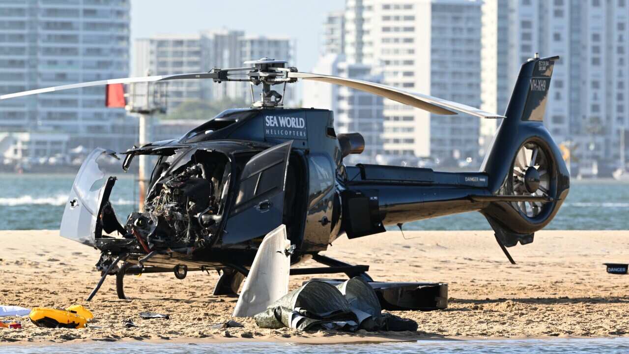 HELICOPTER COLLISION GOLD COAST