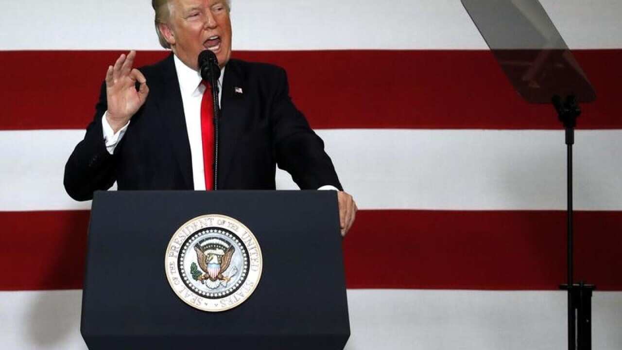 President Donald Trump delivers remarks on tax reform