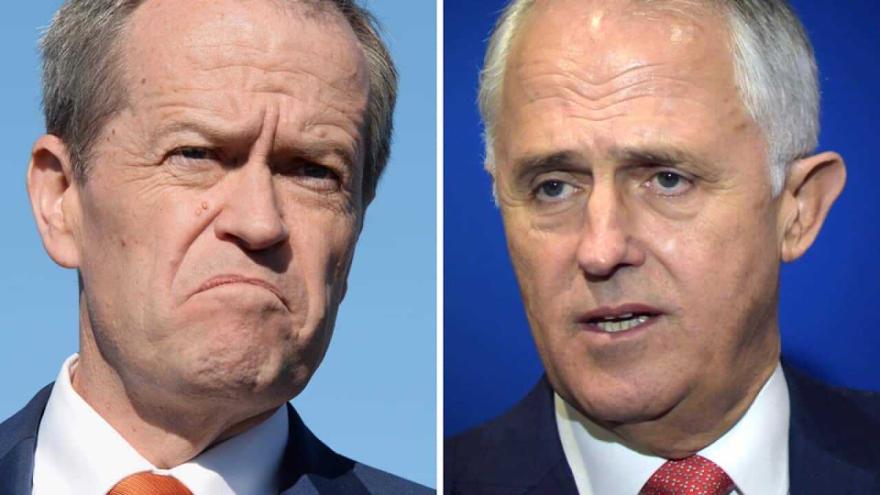 Leader of the Opposition Bill Shorten and PM Malcolm Turnbull