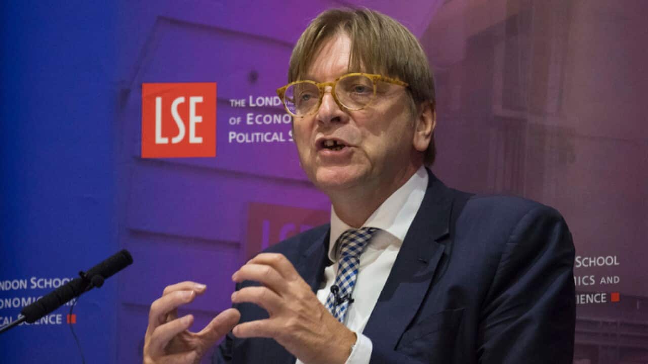 Điều hợp viên về Brexit của quốc hội Âu châu, ông Guy Verhofstadt