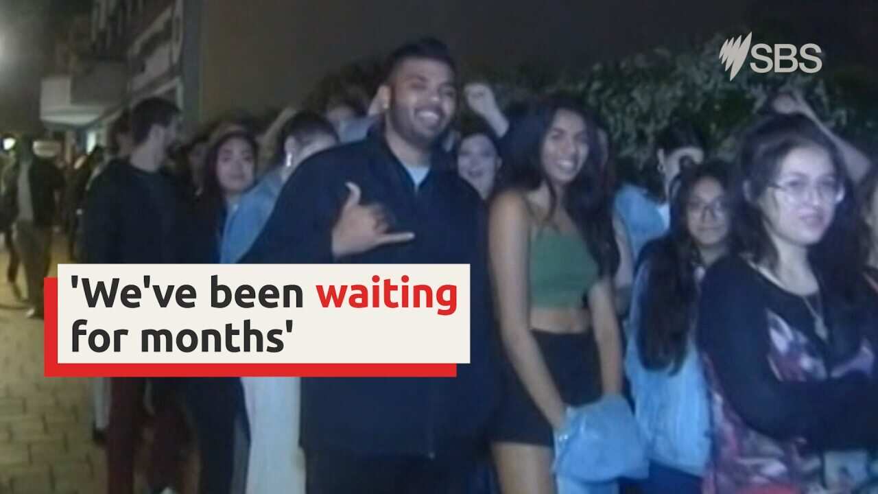 Line to enter Perth club