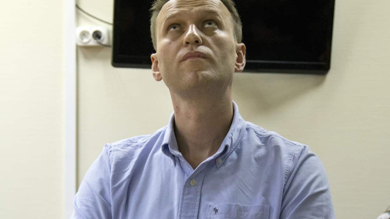 Russia's opposition leader Alexei Navalny