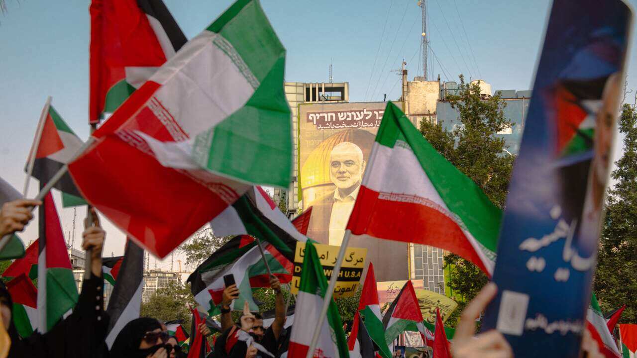 Demonstration In Iran Denouncing The Killing Of The Leader Of Hamas - Tehran